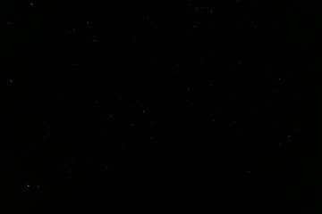 Stars and lights from Hejnice town in Jizerske hory mountains