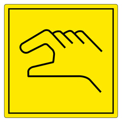 Manual Control Symbol Sign Isolate On White Background,Vector Illustration EPS.10