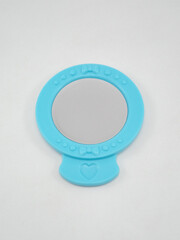 Blue plastic vanity make up mirror toy