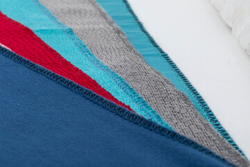 Close up fabric textile texture