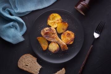 chicken with potatoes