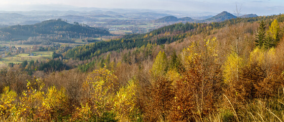 Rudawy Janowickie jesień panorama 2