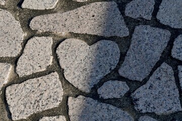 きれいなハート型の石