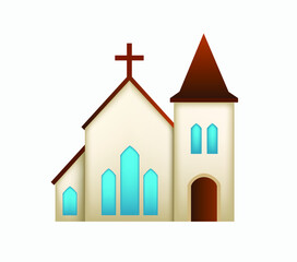 Church Building vector comment social media Facebook Instagram Whatsapp chat comment reactions, icon template face emoji character message