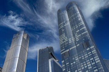 Plakat skyscrapers in the New York city