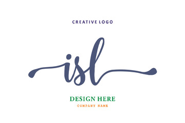 ISL lettering logo is simple, easy to understand and authoritative