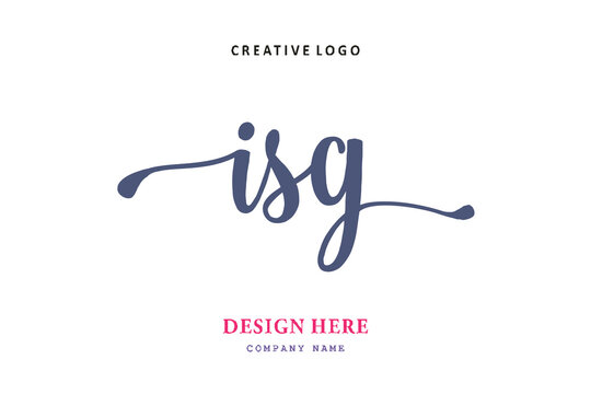 ISG lettering logo is simple, easy to understand and authoritative