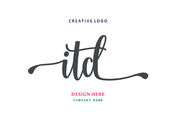 ITD lettering logo is simple, easy to understand and authoritative
