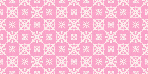 Pink background wallpaper seamless pattern, vector graphics
