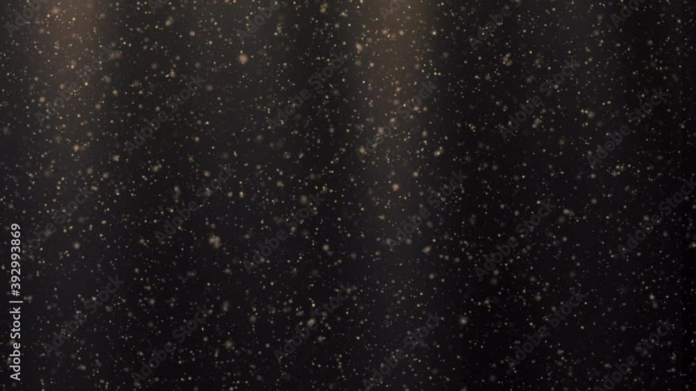 Poster 3d rendering small particles with volumetric lights. computer generated magical soft backdrop