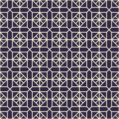 Geometric Art deco seamless pattern background.