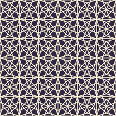 Fototapeta premium Geometric Art deco seamless pattern background.