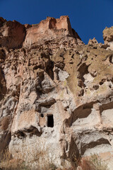 Carved Cave Dwellings at Bandelier National Monument
