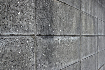 コンクリートブロックの壁 2