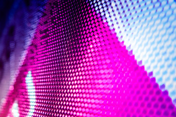 CloseUp LED blurred screen. LED soft focus background. abstract background ideal for design.