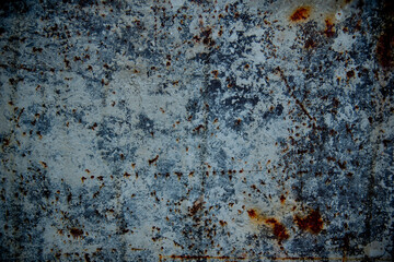 texture of rusted metal plate