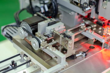 Industrial machine in the factory semiconductor industry