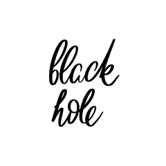 Vector hand drawn lettering isolated. Template for card, poster, banner, print for t-shirt, pin, badge, patch.