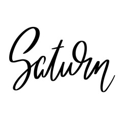 Vector hand drawn lettering isolated. Template for card, poster, banner, print for t-shirt, pin, badge, patch.