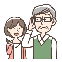 聞き取りにくいおじいさん
