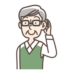 よく聞こえるおじいさん