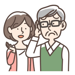 聞き取りにくいおじいさん