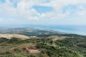 Obraz premium View of Tinian from Saipan