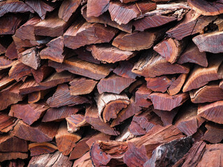 Rustic sawed wood texture surface and background.