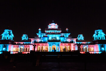 Albert Hall (Central Museum), Jaipur. It is located in Ram Niwas Garden in Jaipur.
