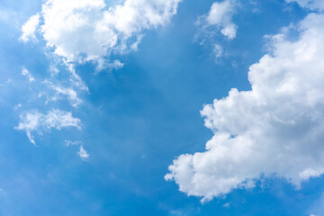 Blur cloudy blue sky for background.