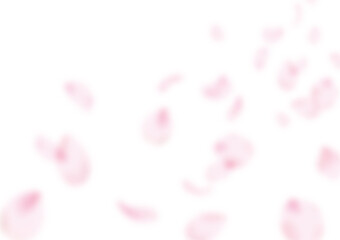 文字を入れやすい桜をぼかしたニュアンス背景白