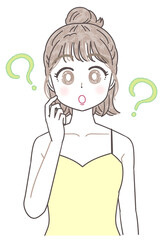 若い かわいい 女性 美容