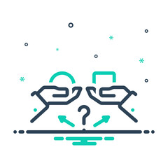 Mix icon for alternative