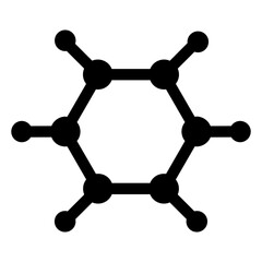 Glyph Benzene Molecule 