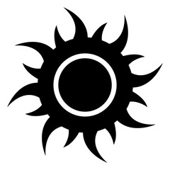 Burning Sun Vector 