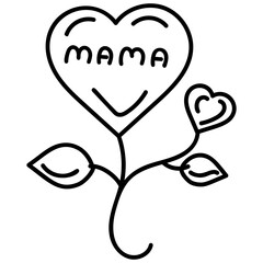 Heart Plant Vector 