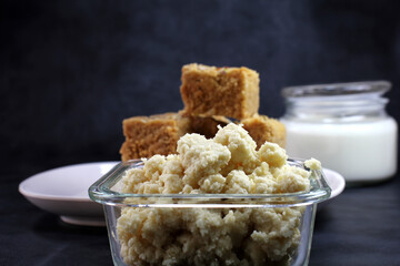 Milk mawa or milk khoya is a dairy product widely used in Indian cuisine to make traditional sweet during festval seasons.