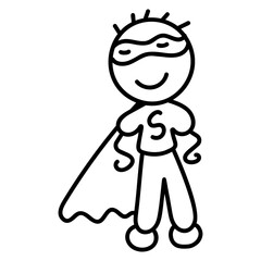 Super Dad Drawing 