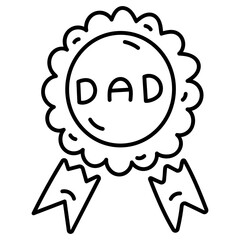 Best Dad Badge 