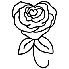 Rose Flower Vector 