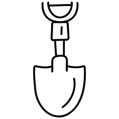 Construction Shovel Vector 