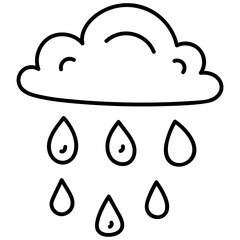 Rainy Weather Vector 