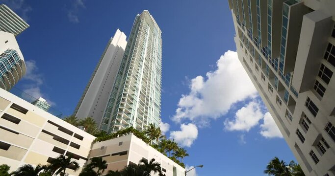 Paraiso Tower Miami low angle motion video