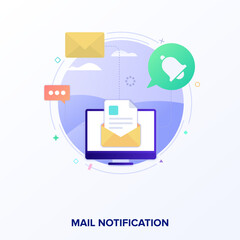 Mail Notification Vector 
