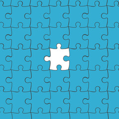 puzzles icon on white background illustration