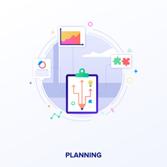 Flat Planning Illustration 