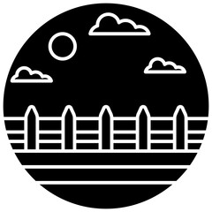 Yard Fence Vector 