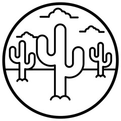 Desert Succulent Vector 