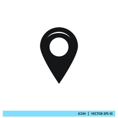 Icon vector graphic of mark point, mark location, good for template web app etc