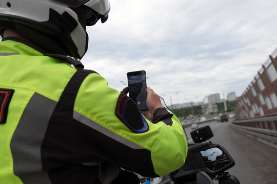 officer on a bicycle